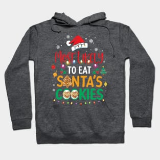 Most Likely To Eat Santas Cookies Family Christmas Holiday T-Shirt Hoodie